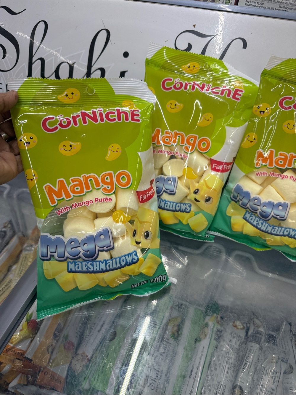 Corniche Mango flavor Mega Marshmallows - Yellow & White Pack
3 packs